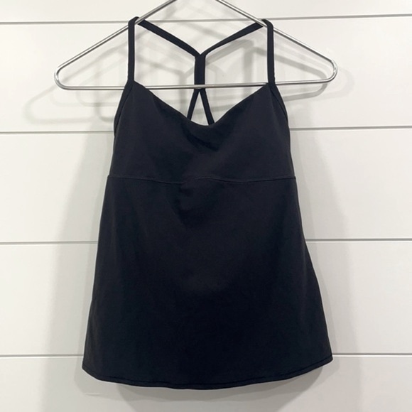 Athleta Black Vinyasa Support Tank Top Size Small - Picture 4 of 12